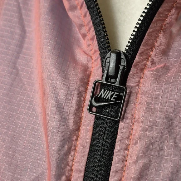 Nike Pink and‎ Yellow Hooded Vest Windbreaker Woman's Size S Colorblock Neon - Picture 4 of 12